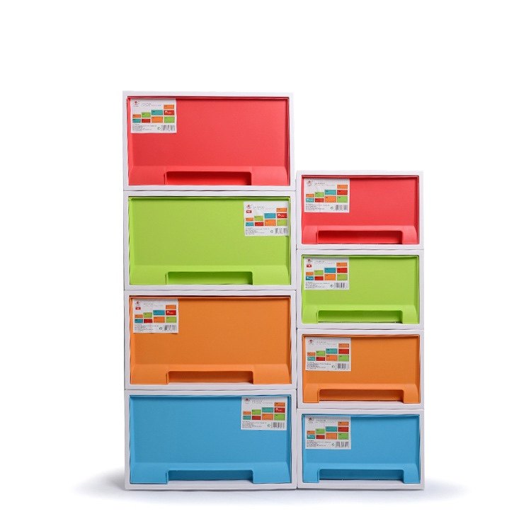 Drawer STORAGE CABINET PLASTIC STORAGE BOX COLOR COMBINED CLOTHES CLOTHING STORAGE CHEST OF DRAWERS SORTING BOX CONTAINING BOX 