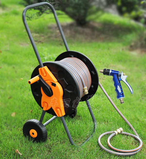 Garden Garden Watering Gun Push-behind Water Pipe Rack Set Car Wash Spray Gun Watering Spray Gun Water Pipe Truck Set