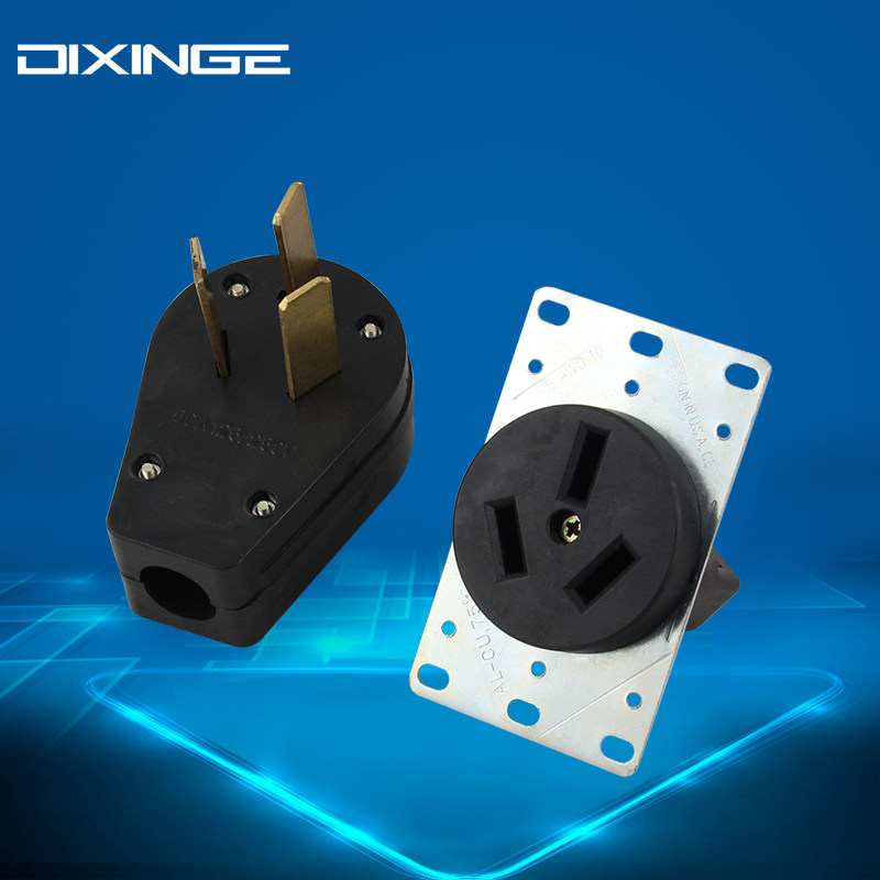 American high power 50A plug 50A socket NEMA10-50P American plug 10-50R American socket