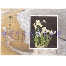 Zhoushan city flower narcissus commemorative sheet is not a stamp