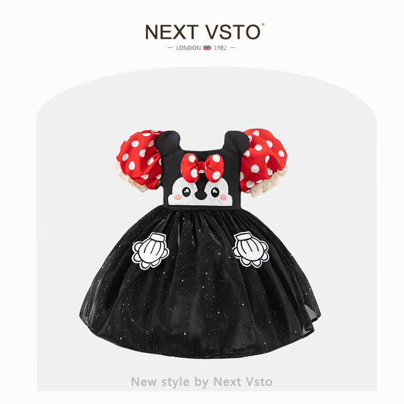 Herberry Girls' Minnie Princess Dress Summer Disney Kidsren's Mickey Mouse Lolita Dress Herberry Girls' Minnie Princess Dress Summer Disney Kidsren's Mickey Mouse Lolita Dress