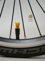 Puff puff valve cap universal for bicycles road folding bikes and motorcycles personalized retro and cute modification