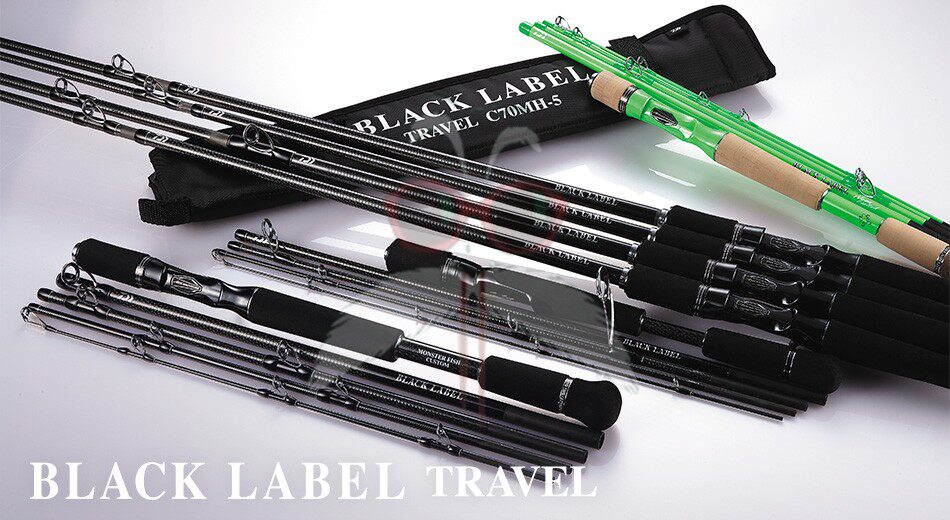 DAIWA Yamato 22 BLACK LABEL TRAVEL Black Label Portable Travel Lua Rod