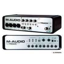 M-AUDIO M-Track Quad 4 in 4 out of professional USB audio interface external audio card genuine goods