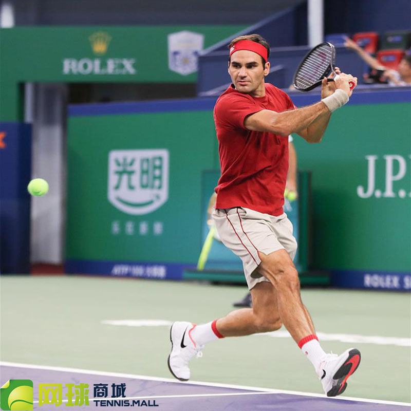 Federer Men's Tennis Suit Shanghai Masters Short Sleeve t-shirt Breathable Quick-Dry Polo Shirt Tennis Pants Set