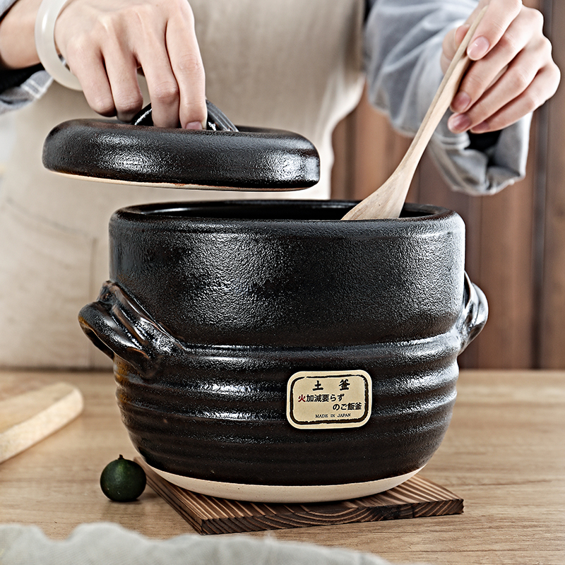 Japan imported plume-yu with the same rice resistant high temperature stew pot pot soil cooker porridge cooking porridge