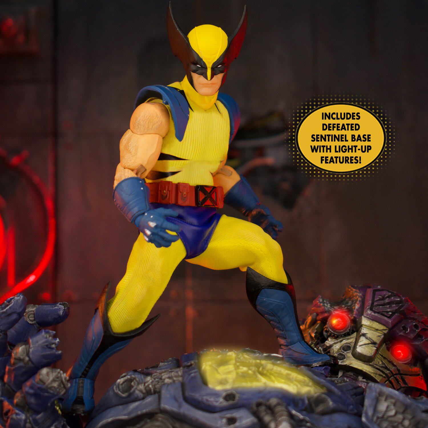 センチネルジオラマパーツ のみ mezco one 12 ウルヴァリン Mezco One:12 Collective Wolverine Deluxe Steel Box Edition IN
