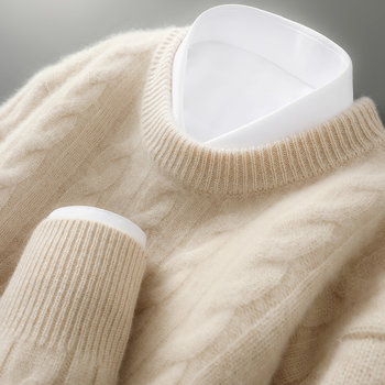 100% pure wool sweater men's crew neck cashmere base layer sweater 100% pure wool sweater men's crew neck cashmere base layer sweater