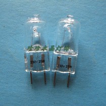 Quartz bulb lamp bead G8 microwave oven oven bulb special light source 220V 25W warm light g8