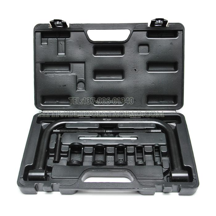 Dongliang 9-piece valve pliers set valve spring compressor bow pressure tool A1002 pressure valve tool