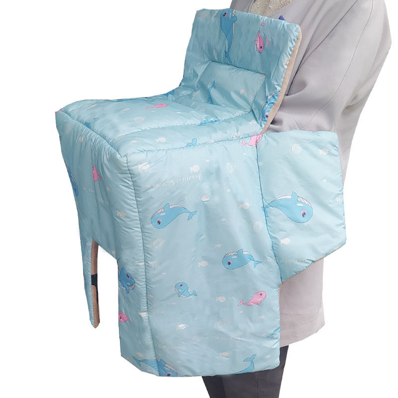 Children's back seat winter electric car windshield is waterproof and thickening battery bicycle plus parent-child small