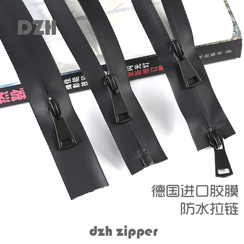 No 7 Germany imported film down jacket waterproof zipper Outdoor sports cotton stormtrooper ski suit School bag zipper