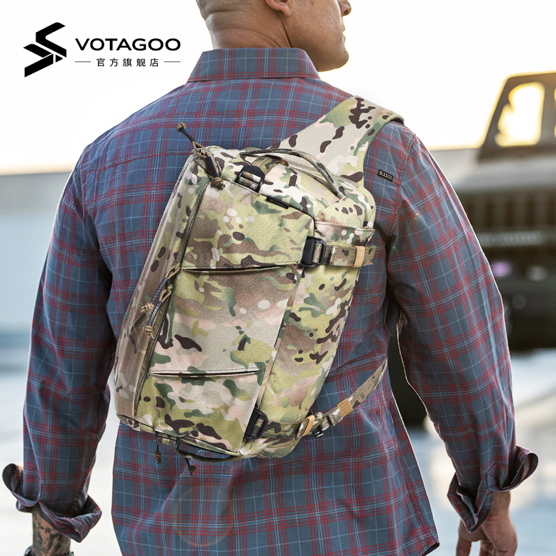 Votagoo 511 Outdoor Waist Bag Lv10 Shoulder Tactical Crossbody Bag Waterproof Chest Bag Work Clothing Storage Backpack