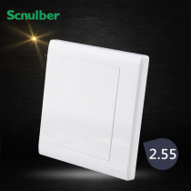 Slunde switch socket type 86 fireproof blank panel blank panel socket cover empty panel white cover