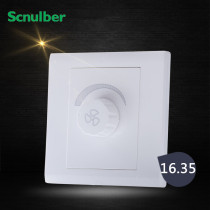 Concealed ceiling fan governor stepless variable speed electric fan knob speed control switch socket wall 220V governor