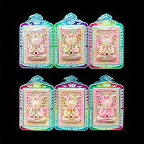 Thai Buddhist amulet Cuban Jishina butterfly covering face same style as Gao Haining Jishina Buddha series pendant