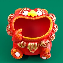Lion 300 Big Lion Dry Meal Creative Office Desktop Student Desk Penships for Boys Stationery Accessories
