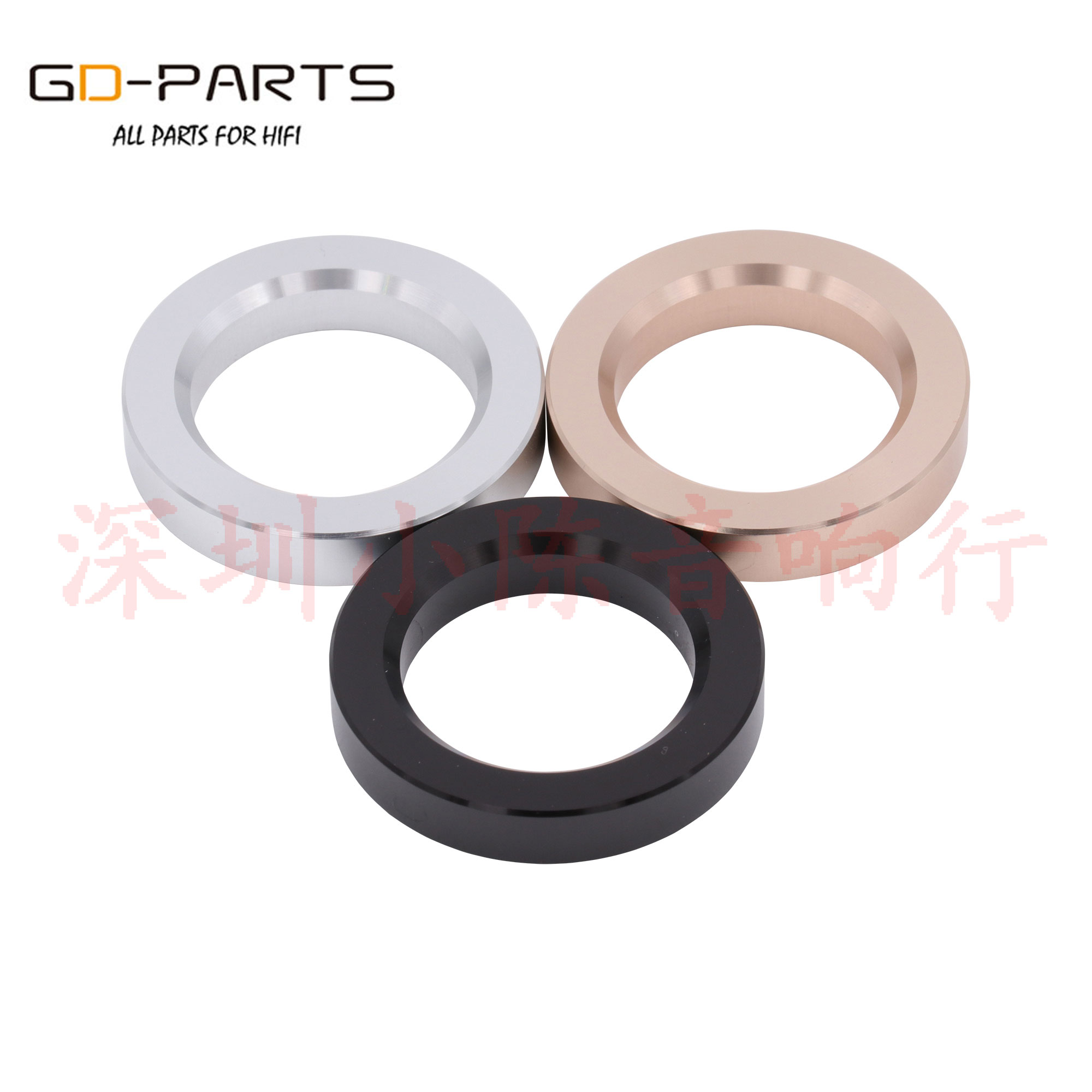 Guts power amplifier Electronic tube holder ring aluminium ring protective ring vacuum tube decoration for use with 12AX7 ECC83 6922, etc.-Taobao