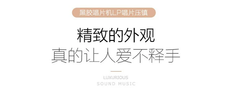 EIZZ LP vinyl nén chặt nhôm rắn CNC máy ghi âm ghi âm đĩa đặc biệt thị trấn đĩa 282g - Máy hát