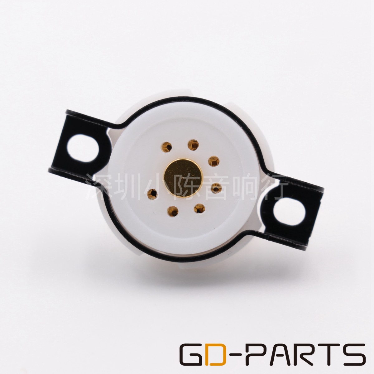 EIZZ Teflon 7-foot gold-plated vacuum tube socket socket Teflon 6X4 6Z4 6AO5 6N15 6J1 6K4