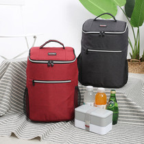 Insulation backpack portable lunch box bag thickened ice bag Picnic bag Bento bag Outdoor fresh milk storage freezer bag