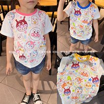 2019 Summer Bread Superman Warriors Cotton Short Sleeve Boys Girls Summer Dress T-Shirt Children Short Sleeve Top