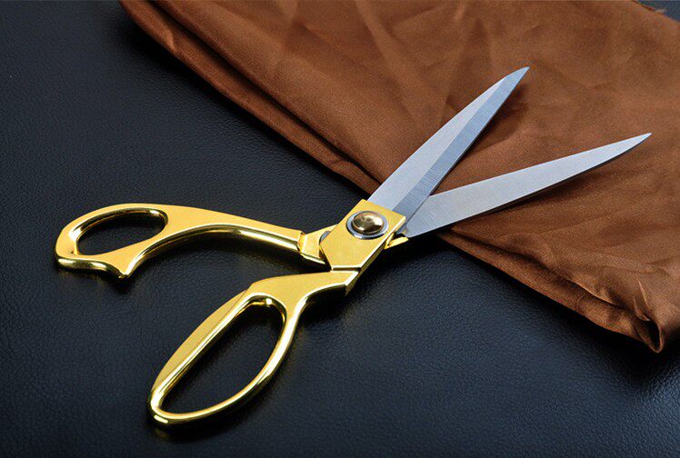 用剪服装剪彩剪刀布帘剪开业喜庆婚庆庆典10.5寸