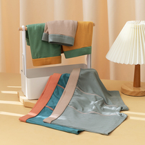 Underwear mens pure cotton four-corner modal youth personality trend ice silk underwear loose large size cotton boxer