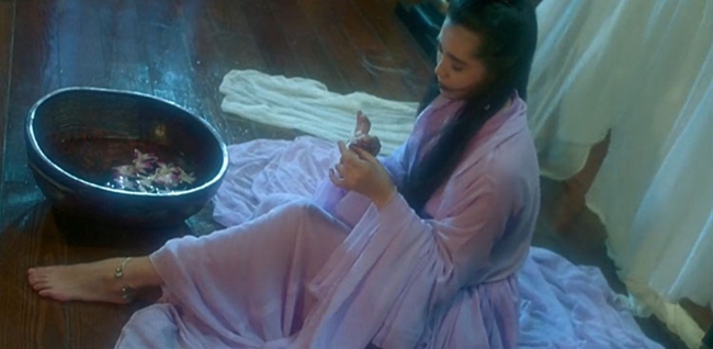 Nie Xiaoqian với vòng chân bạc Miao kiểu cổ xưa với vòng tay người lớn đeo vòng tay gợi cảm - Vòng chân lắc chân vàng trắng