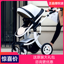 teknum baby stroller two-way sitting flat high landscape folding umbrella car light baby trolley