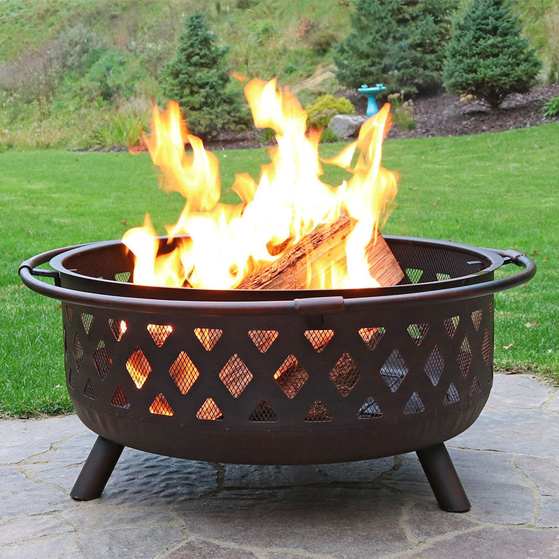 Bonfire party big Brazier outdoor stove grill grilled Brazier heating Courtyard Grill Brazier bonfire stove
