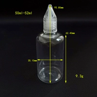 Прозрачные цветные колпачки по 50 мл, 20 шт.
