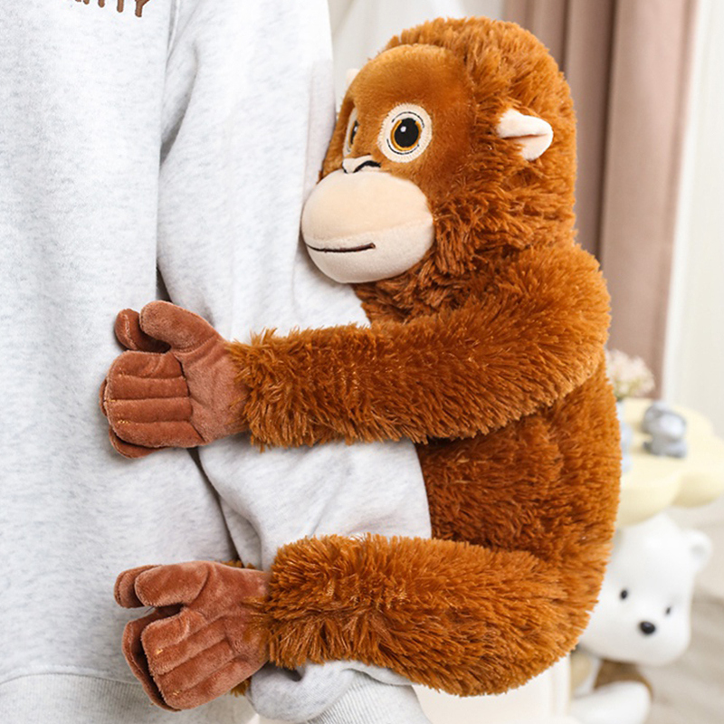 Internet Celebrity Long-Armed Monkey Plush Toy Cross-Border Gorilla Stuffed Animal Doll Cute and Funny Birthday Gift