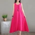 2019 mùa hè mới thời trang váy jacquard dài cỡ lớn phụ nữ mỏng không tay áo vest đáy váy - váy đầm
