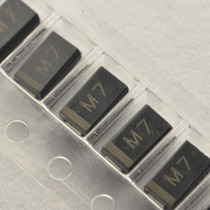 1N4007 SMA silk screen M7 patch rectifier diode DO-214 1A 1000V 50=2 yuan