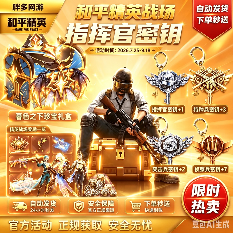 Peace Elite Commander Key: Special Forces Reconnaissance Hidden Edition - Treasure Gift Box under the Twilight, Gift Offer