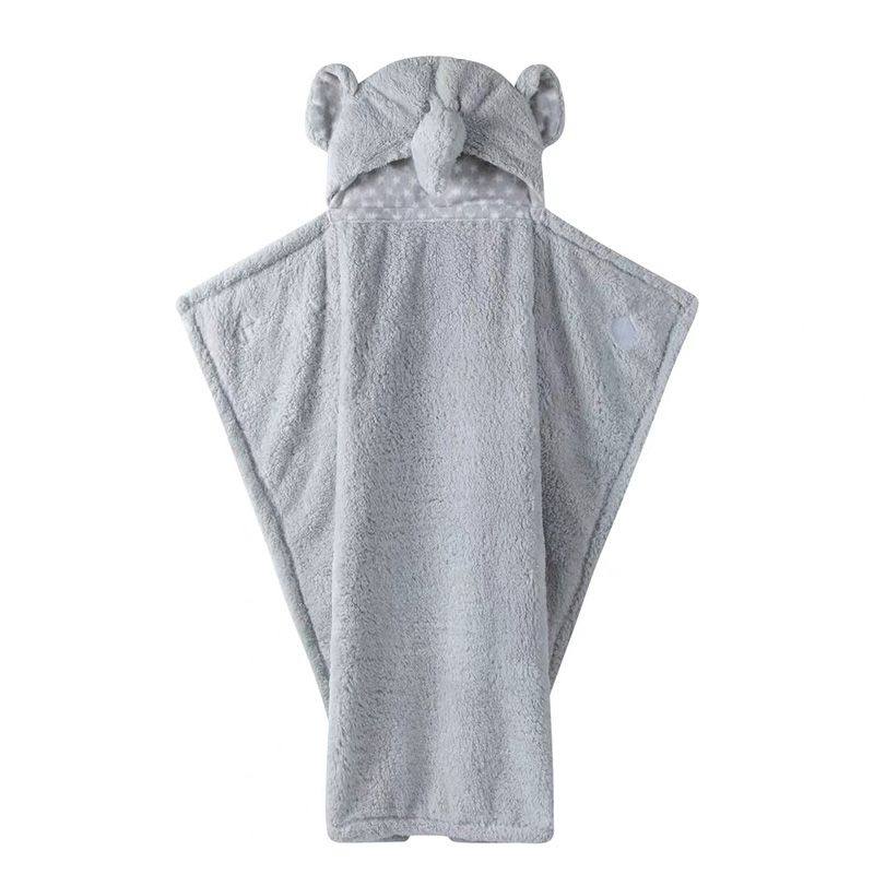 Super soft absorbent baby bath towel Hooded Newborn baby bath towel Wrapped towel Children's blanket
