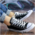 Giày converse Converse Giày nam nữ All Star cổ điển thấp để giúp đôi giày mẫu giày vải nhỏ màu trắng 101010 giày thể thao juno Plimsolls