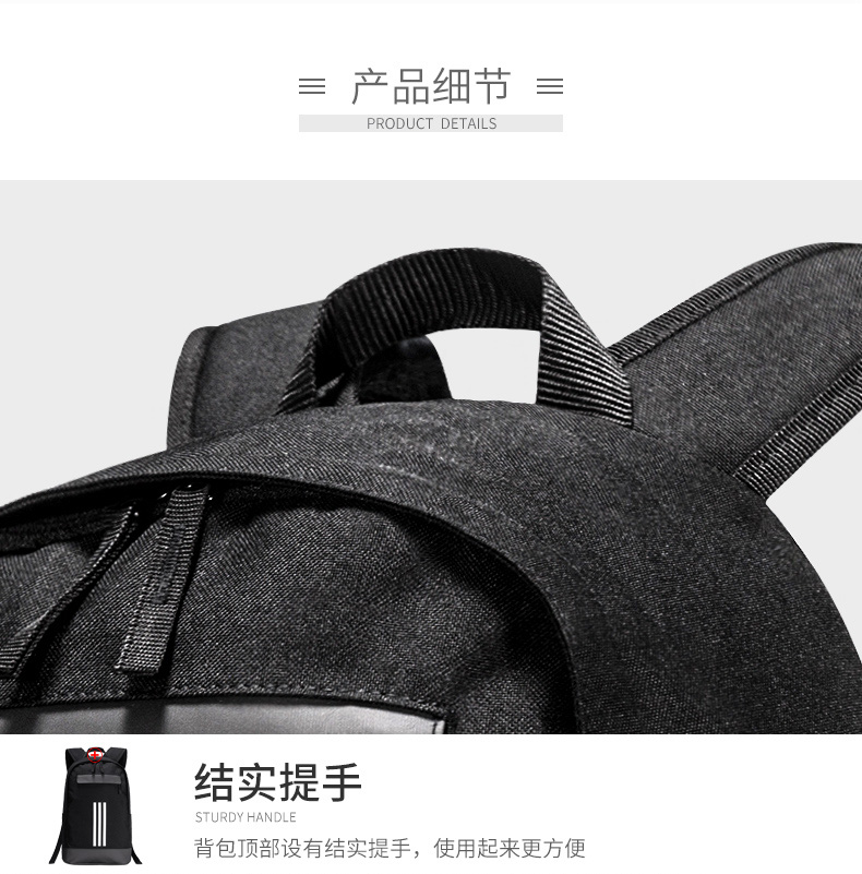 Adidas mới nam và nữ túi đeo vai du lịch giải trí thể thao dung lượng lớn ba lô túi vải S02126 sgs balo