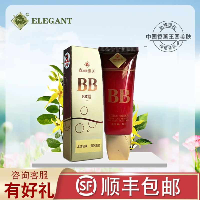Forest House BB Cream Dưỡng ẩm Che khuyết điểm Kiểm soát dầu Trang điểm Khỏa thân Mạnh mẽ Không đánh dấu BB Cream 40ml T591 - Kem BB