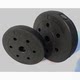2.5-15kg Environmentally Friendly Barbell Plates, Fully Weighted Rubber-Coated Dumbbell Plates, Weight Plates with Small Holes, 5/7.5/10kg Barbell