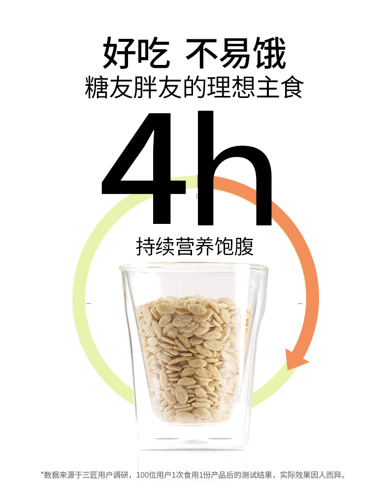 三匠苦荞0脂无糖麦片18小袋共450g