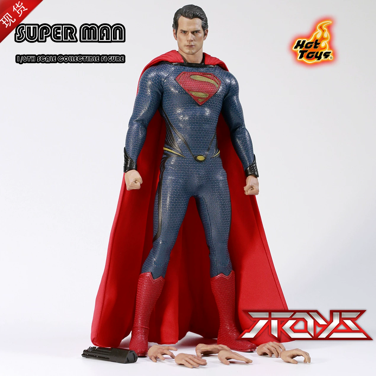 [Spot] HT HOTTOYS 1/6 Стальной Тело Супермен 1.0 Супермен MMS200 роскошный