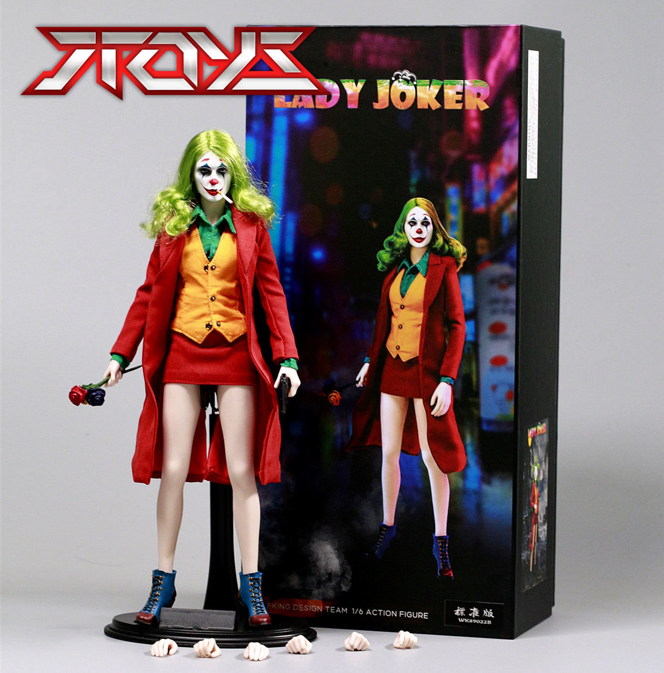 1/6 WOLFKING WK89022B Female Lady Joker 3.0 Action Figure Standard