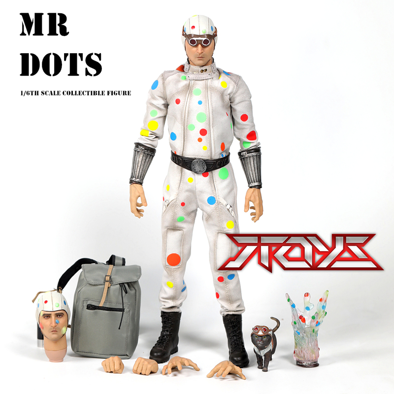 In Stock Thunder: 1/6 Mr. Dots B Version Thunder Toys 1/6 Mr. Dots Articulated