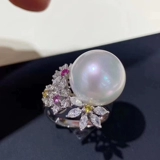 Бусины, аксессуары, S925, кольцо с камнем из нефрита, украшение-шарик, DIY, серебро 925 пробы, 11-13мм