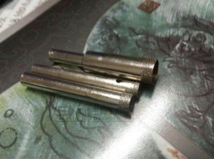粗细沙4-10毫米套筒/玉石吊磨机开孔器配件/DIY加长不锈钢钻头工