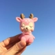 Лосей розовый орнамент поставляется с коробкой