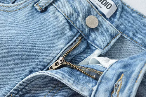 Джинсовая юбка, длинная юбка для отдыха, европейский стиль, высокая талия, с акцентом на бедрах, средней длины