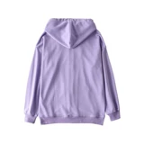 Ретро цветная толстовка с капюшоном с капюшоном с молнией, европейский стиль, оверсайз, свободный крой